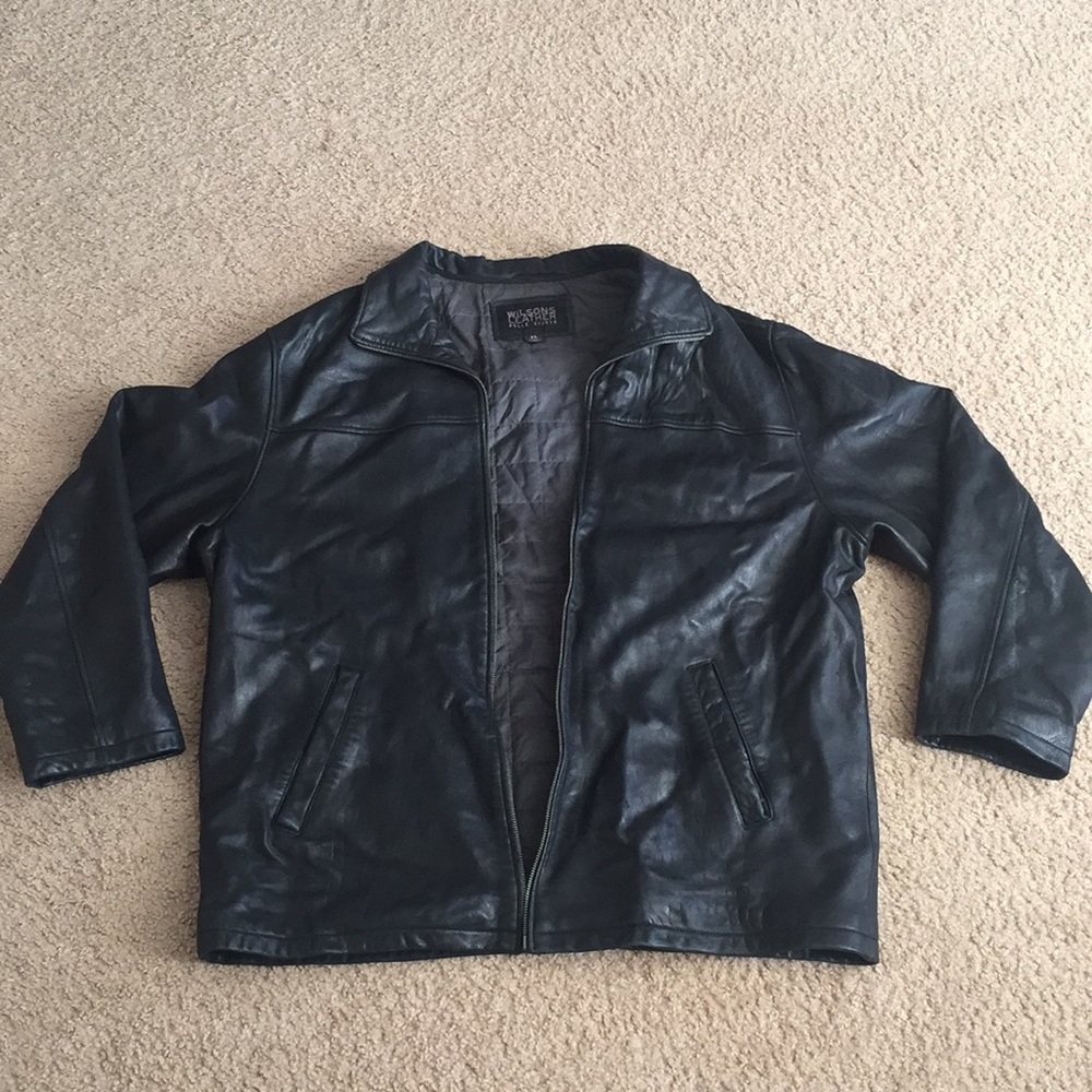 Wilsons Leather Jacket Black XL